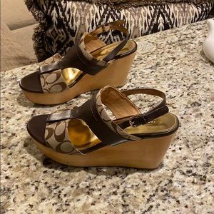 COACH 8.5 Medium khaki/brown sandal